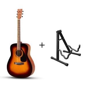 Yamaha F280 TBS Tobacco Brown Sunburst Acoustic Guitar with Stand Combo Package